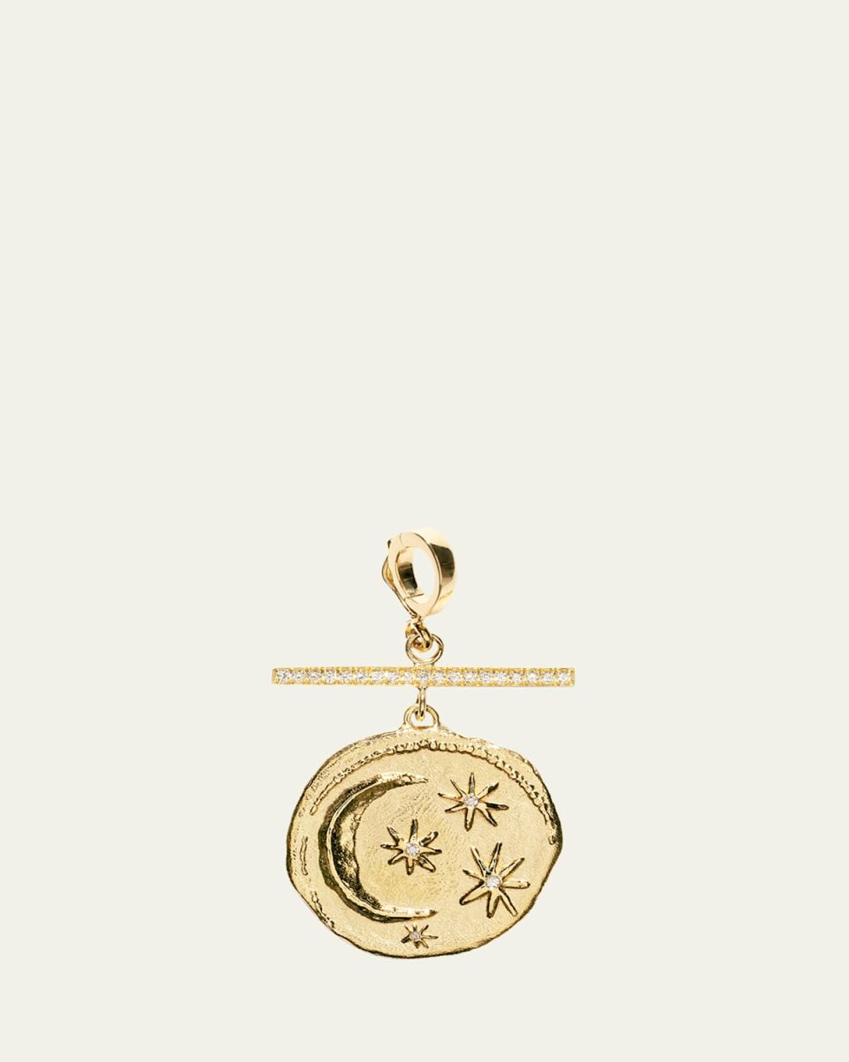Cosmic Small Diamond Bar Coin Charm